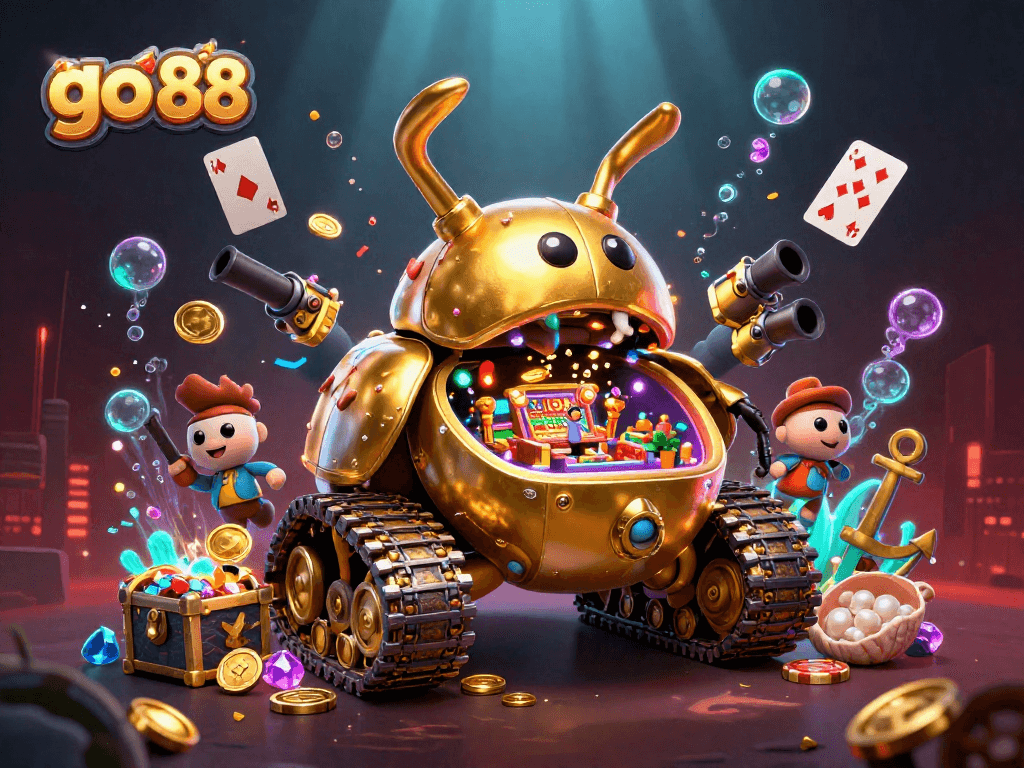 Join the action with go 88 as the golden beetle tank reveals a vibrant casino experience!
