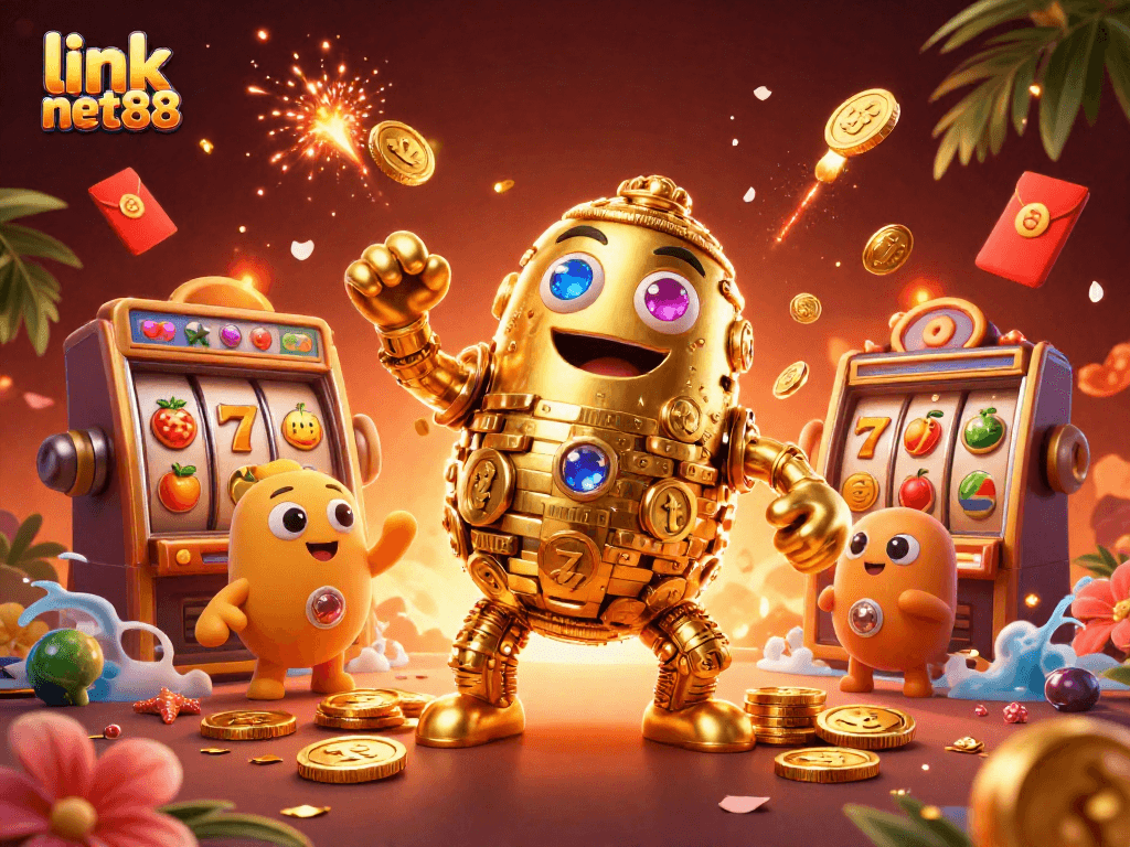 Experience exciting gaming with link net88 features, showcasing vibrant slots and casino action.