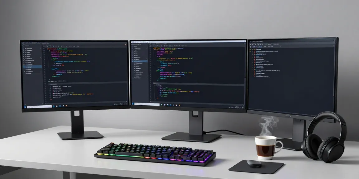 Web application penetration test in a professional developer workspace with advanced coding tools and vibrant ambiance.