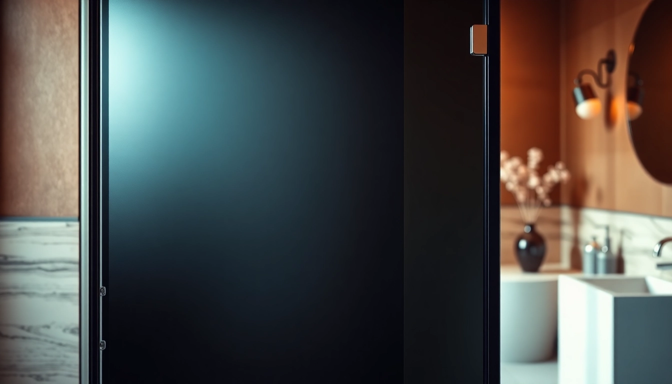 Elevate Your Bathroom Aesthetics with a Black Shower Door