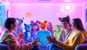 Engaging user chat with AI avatars in a modern interface, showcasing crush on ai interactions.