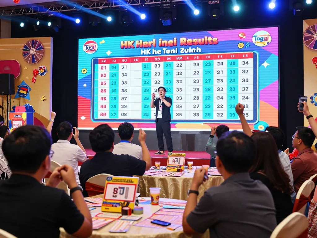 Acara pengundian Togel Hongkong yang menarik untuk hasil HK Hari Ini dengan kerumunan yang bersorak.