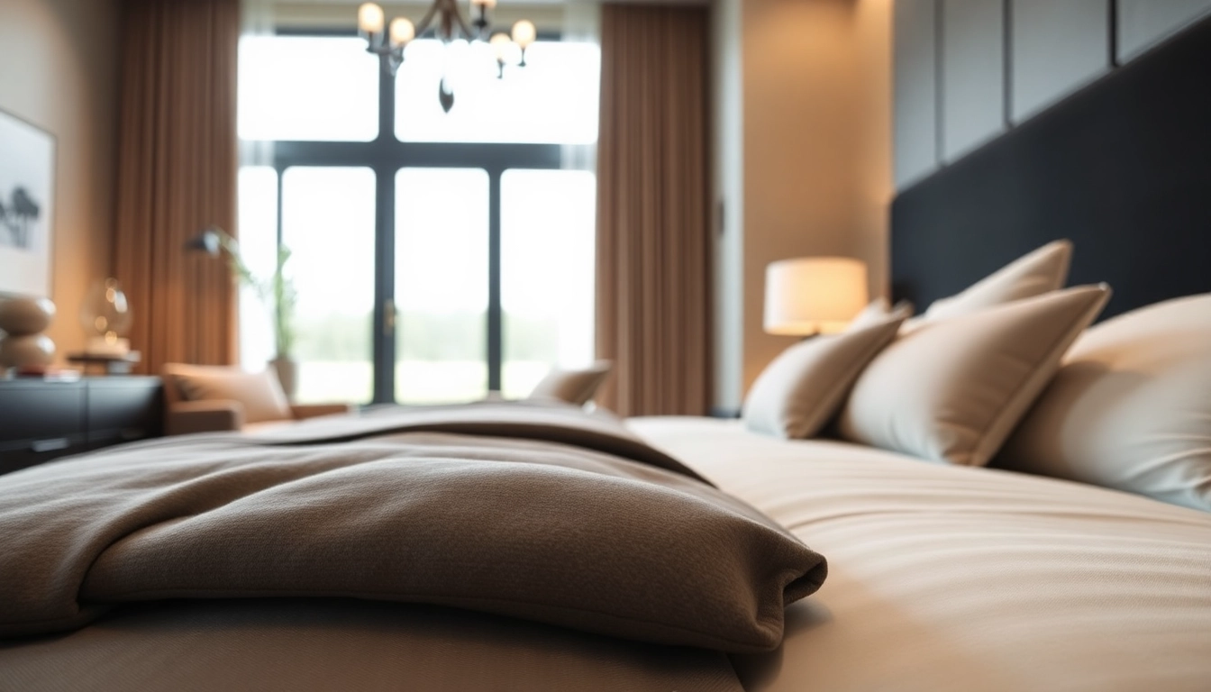 Headboard brackets showcased prominently in a contemporary bedroom setting with elegant décor.