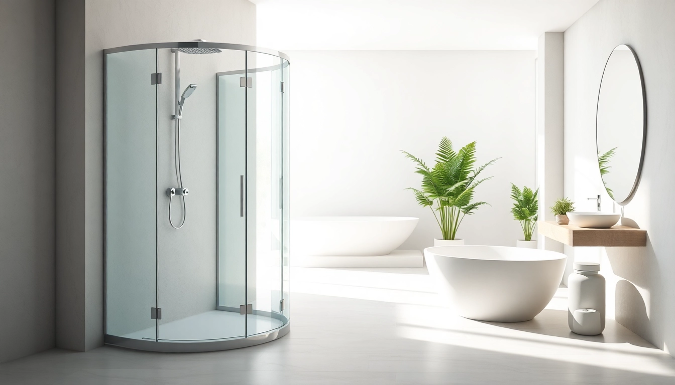 Genießen Sie die luxuriöse sonni Duschkabine in modernem, stilvollem Badezimmer.