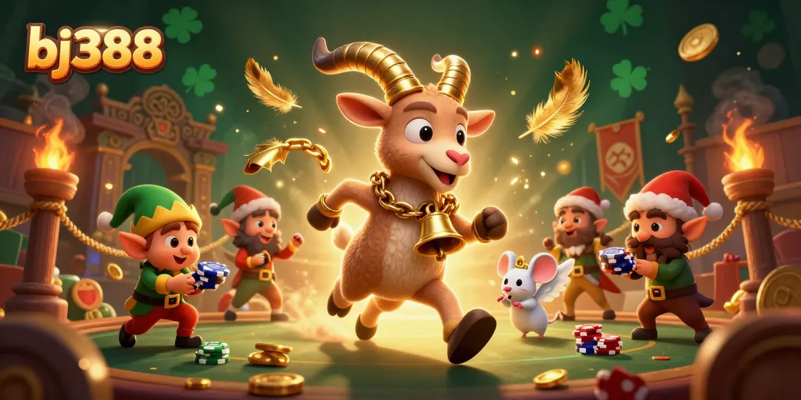 Experience thrilling gameplay at bj388 with 3D cartoon characters enjoying a vibrant casino atmosphere.