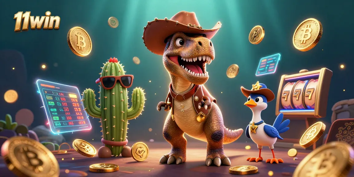 Experience thrilling gameplay with 11WIN featuring a fun dino-themed casino adventure.